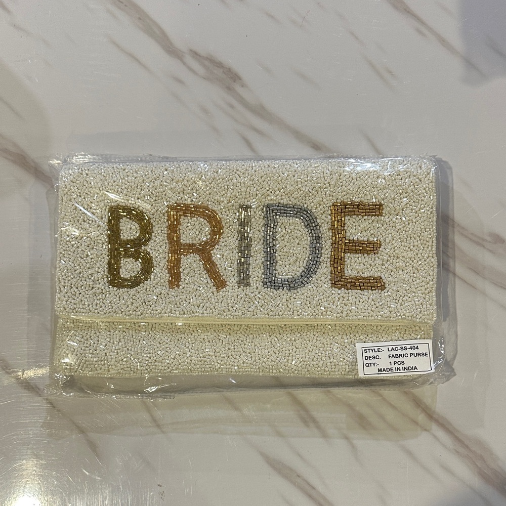 Bride Beaded Clutch